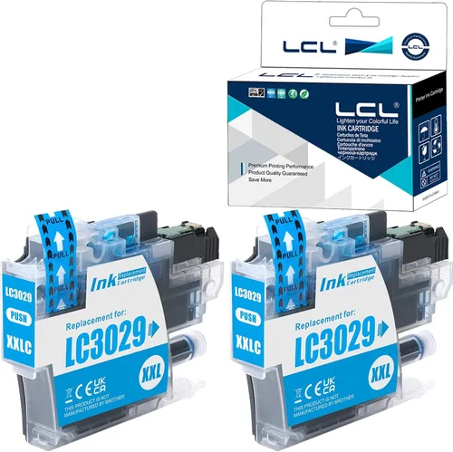 Vista 8 de LCL Cartucho de tinta de repuesto compatible para Brother LC3029 XXL LC3029BK de alto rendimiento MFC-J5830DW J5830DWXL J5930DW J6535DW J6535DWXL