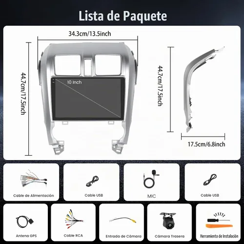 Vista 8 de Hikity 4+64G para Honda CRV 2007 2008 2009 2010 2011 Android 15 estéreo