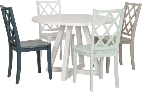 Vista 36 de Powell Silla auxiliar de comedor Conolly Blue Graphite