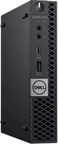 Vista 3 de Dell Optiplex 7070 Micro PC de sobremesa Intel Core i5-9500T 16GB RAM DDR4 256GB SSD, WiFi, Bluetooth, teclado y mouse, Windows 11 Pro, negro