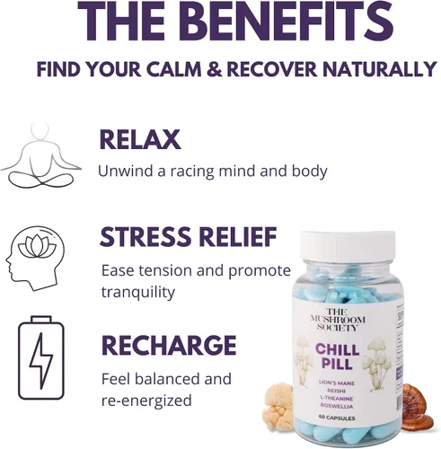 Vista 4 de Wellness Duo: Píldora de prisa matutina y enfriamiento - Enfoque y apoyo energético + relajación, recuperación y recarga - 2 x 60 cápsulas veganas