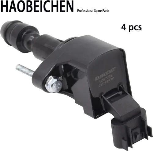 Vista 3 de Paquete de 4 bobinas y bujías de iridio compatibles con Chevrolet HHR Cobalt Malibu Equinox Buick Regal Verano Lacrosse GMC Terrain Pontiac G5 G6