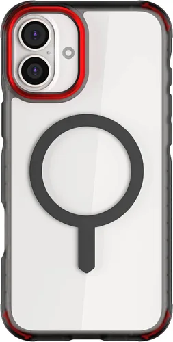 Vista 91 de Ghostek Covert Clear - Funda transparente para iPhone 15 Plus, silicona a prueba de golpes, compatible con accesorios Apple MagSafe, funda Negro