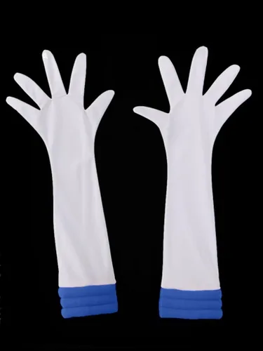 Vista 9 de OURCOSPLAY - Disfraz de Sailor Moon Mercury Mizuno Ami Battle para mujer 6 piezas