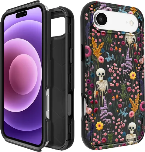 Vista 109 de Funda para iPhone SE 2020/2022/3ª generación, para iPhone 8/7, funda protectora resistente con diseño de flor linda para mujeres, hombres, niñas