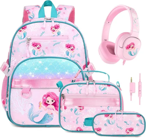 Vista 12 de Mochila para niños de 5 a 8 años, Mariposa, 15 pulgadas, Lindo