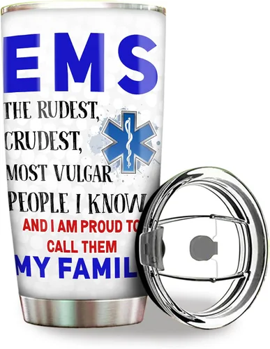 Vista 13 de Regalos EMT para Mujeres - Taza de Acero Inoxidable 20oz, Regalos de Apreciación de la Semana Feliz EMS al Por Mayor para Hombres, Accesorios
