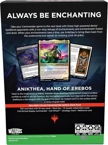 Vista 7 de Magic: The Gathering Commander Masters Comandante Cubierta - Hechizos Duraderos