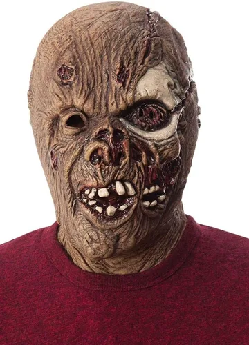 Vista 2 de Máscara de lujo de cara completa de Jason Voorhees de la película Viernes 13 parte 7 Nueva Sangre