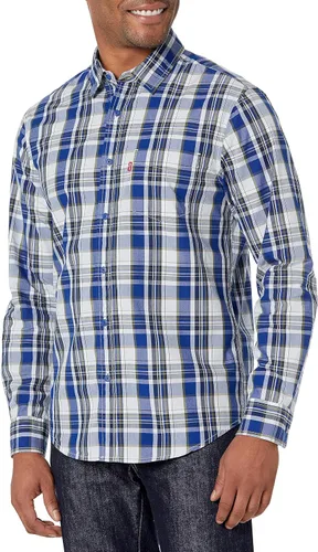 Vista 19 de Levi's - Camisa clásica de manga larga con 1 bolsillo con botones para hombre Caviar