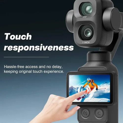 Vista 5 de ULBTER Protector de pantalla para DJI Osmo Pocket 4 Pro 4P FrameTap + Micro