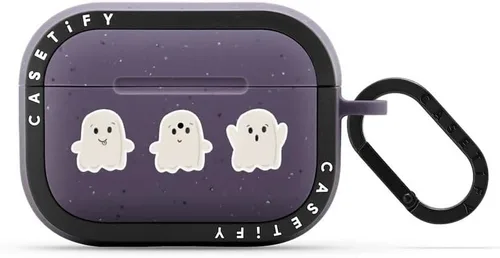 Vista 13 de CASETiFY Bounce Airpods Pro (1ª/2.ª generación) - Funda con anillo, negro Kingsnake - carbón mate