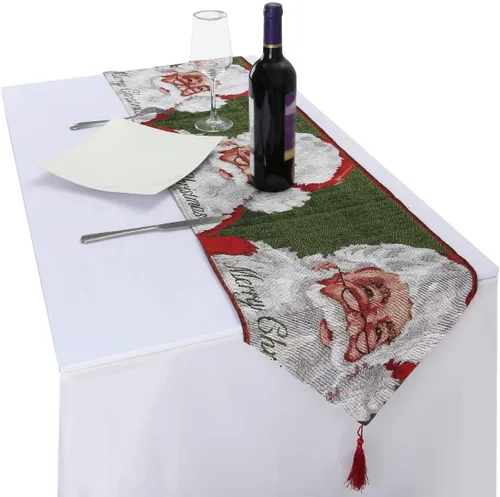 Vista 8 de rockcloud Camino de mesa decorativo de algodón de 13 x 67 pulgadas para cenas familiares o reuniones, fiestas en interiores o exteriores
