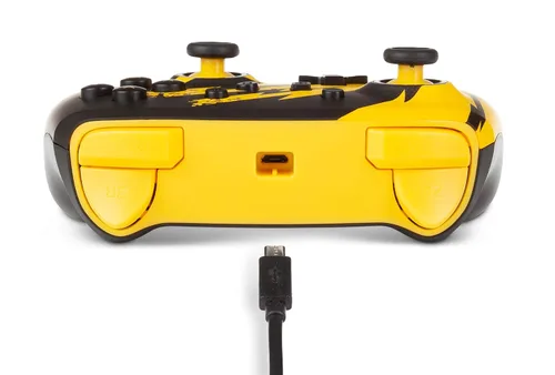 Vista 6 de PowerA Pokemon Enhanced Wired Controller for Nintendo Switch - Pikachu Lightning - Nintendo Switch