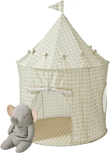 Vista 13 de 3 Sprouts Tienda de campaña para niños - Tela reciclada sostenible – Divertido y espacioso castillo inflable para juegos en interiores para niños