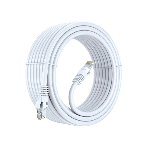 Vista 21 de Maximm Cable Ethernet Cat 6 de 30 pies, cobre 100% puro, cable LAN Cat6, cable de Internet, cable de conexión y cable de red, UTP (negro) de 30 pies