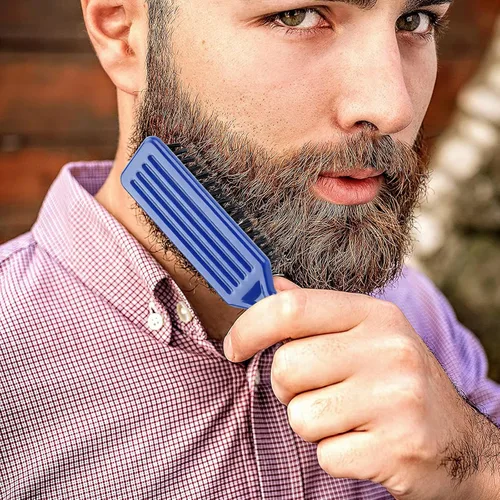 Vista 7 de NICEMOVIC 10 Piezas Cepillo de Limpieza para Cortapelos de Barbero, Suministros de Accesorios de Barbería, Juego a Granel de Mini Cepillo