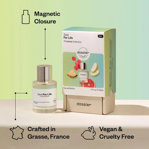 Vista 4 de Dossier Original Eau de Parfum - Zest for Life - Unisex - 50 ML Perfume de larga duración elaborado en Francia