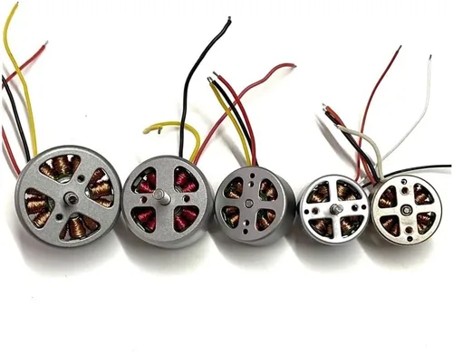 Vista 5 de L900 S1S S2S KF104 MAX E88 Evo Motores Piezas RC Drone Accesorio Motor sin Escobillas Varios Tamaños para Elegir (1 unidad compatible con KF104)