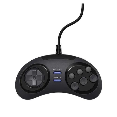 Vista 5 de Preloaded Genesis Mini Retro Console Compatible w Genesis, Master System, Sega1000, Sega CD, Sega 32X, NES, SNES Emulator, Full Library of Genesis