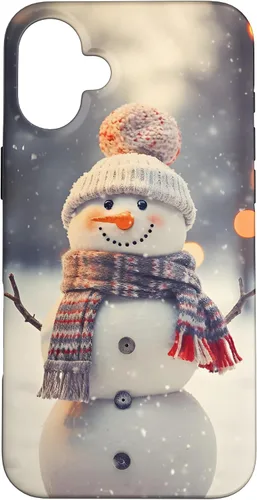 Vista 23 de Cute Christmas Snowman Winter Snow Scene Holiday Season Case for iPhone 17