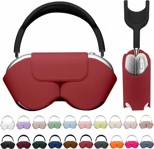 Vista 30 de Maxjoy para Apple Airpods Max Funda inteligente de cubierta, Accesorios de cubierta protectora de cuero PU suave para Airpod Max con modo de sueño