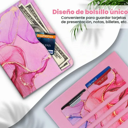 Vista 7 de Zonefoker Fundas para iPad de 6ª generación 2018/2017, iPad Air 2 2014 #02 Mármol Rosa