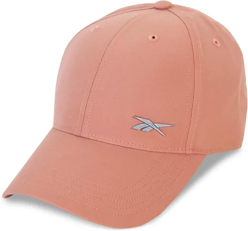 Vista 6 de Reebok Tapa de insignia de metal de perfil bajo con borde curvado medio y diseño transpirable de 6 paneles
