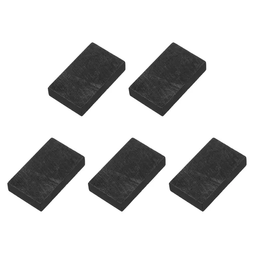 Vista 25 de MECCANIXITY Bloque de Grafito Lingote Rectángulo Placa de Electrodo de Grafito 10x10x0.4mm para Fundición por Fusión, Electrolisis Galvanoplastia