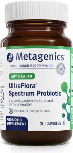 Vista 2 de Metagenics Paquete – UltraFlora Spectrum (30 unidades) y UltraFlora para mujer (30 unidades) – para la salud digestiva, inmunológica y vaginal