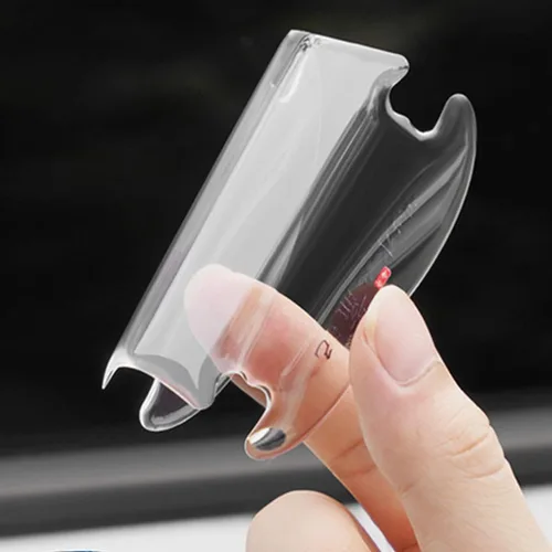 Vista 2 de Adhesivo protector de arañazos para manija de puerta transparente - Accesorios para puertas de automóvil - Protectores exteriores