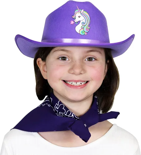 Vista 30 de Aeromax Sombrero de vaquero junior con pañuelo