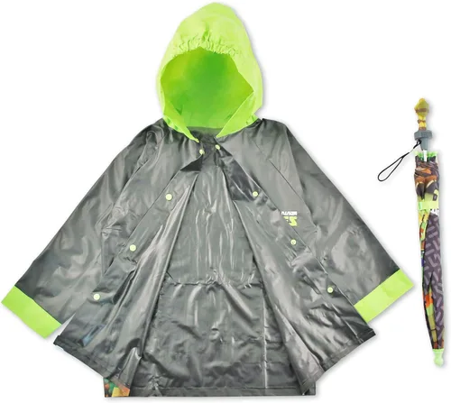 Vista 5 de Nickelodeon TMNT - Juego de ropa de lluvia para niños pequeños de 2 a 3 años