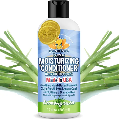 Vista 8 de Bodhi Dog Acondicionador hidratante suave para perros, fórmula calmante a base de plantas con aloe vera y aceite de jojoba, hidrata y suaviza