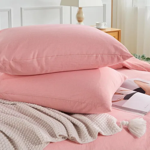 Vista 389 de NEXHOME PRO Funda de edredón Twin XL 100% algodón lavado, transpirable, duradera, texturizada, similar al lino, juego de ropa de cama para el hogar
