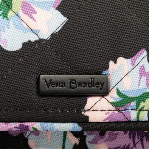 Vista 3 de Vera Bradley Cartera compacta Riley de sarga de rendimiento para mujer con protección RFID