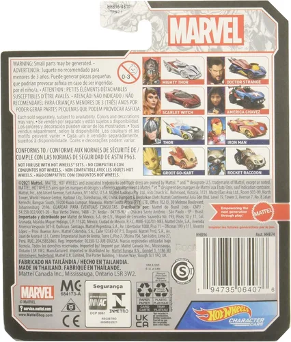 Vista 2 de Hot Wheels Coches de personajes Marvel Rocket