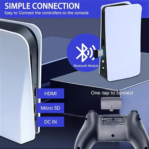 Vista 2 de Wireless Retro Game Console Nostalgia Plug and Play Video Game Console 4k,40000+ Video Games 128GB Built in 40+Emulators Console,2.4G Wireless