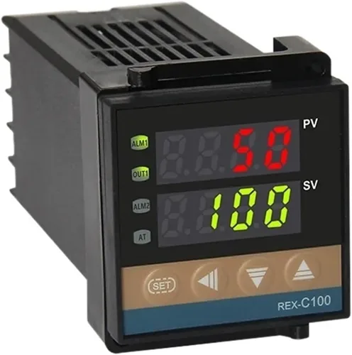 Vista 3 de 1pcs Mutil-Input Economical PID Digital Fahrenheit or Celsius Temperature Controller RKC REX-C100(Relay Output)