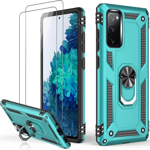 Vista 13 de LUMARKE Funda para Galaxy S8, pasa 16 pies, probada contra caídas con soporte de anillo magnético, compatible con soporte de montaje de automóvil