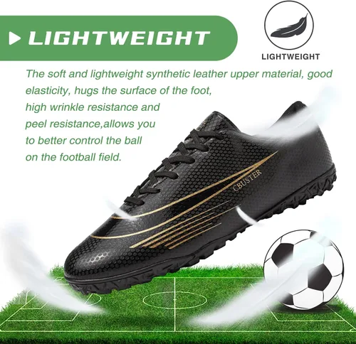 Vista 3 de CBUSTER Tacos de fútbol para hombre y mujer AG TF