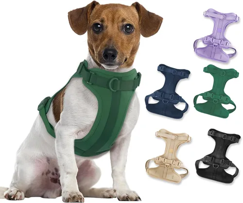 Vista 24 de Wisedog Arnés Ligero Sin Tirones para Perro: Arnés de Chaleco de Malla Transpirable Ajustable para Mascotas con Cojín Suave y Cómodo, para Perros