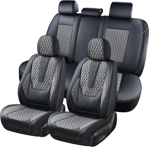 Vista 56 de Coverado Fundas de asiento delantero, fundas de asiento delantero de automóvil, fundas de asiento de piel de napa para automóviles, fundas