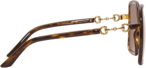 Vista 3 de Gucci Womens Horsebit Oversized Square Sunglasses