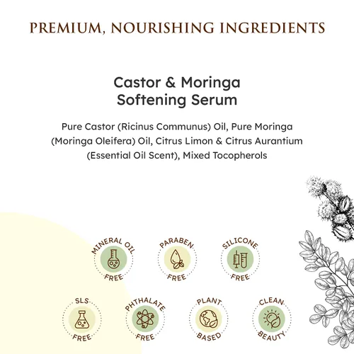 Vista 8 de Qhemet Biologics L.O.C. Method Collection para cabello de alta porosidad, incluye ghee desenredante de árbol de cacao, suero suavizante de ricino
