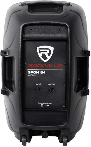 Vista 6 de Rockville SPGN154 15" Passive 2-Way DJ PA Speaker, 4 Ohm, ABS Cabinet