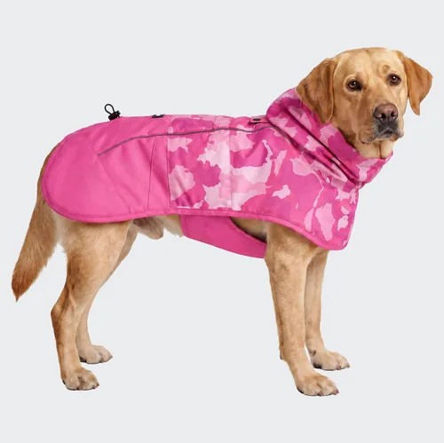 Vista 53 de Spark Paws - Chaqueta impermeable para perros, resistente al viento, para perros pequeños, medianos, grandes y extragrandes, traje reflectante