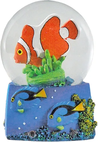 Vista 9 de Globo de agua - Oso marrón de Deluxebase. Decoración de animales de globo de nieve con figuras de oso marrón. Globo de purpurina de vidrio