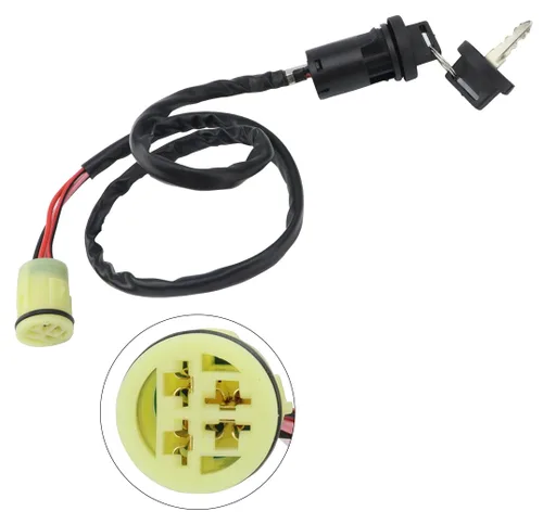Vista 5 de Arrancador con relé e interruptor de encendido para Honda Rubicon TRX500FA 2001-2014, TRX500FGA GPS 2004-2008, TRX500FPA GPS EPS PS 2009-2014