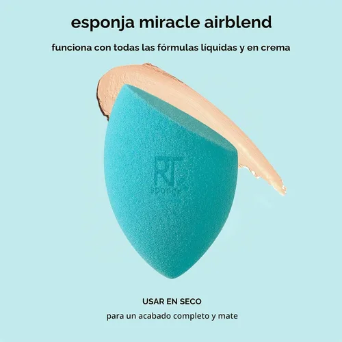 Vista 8 de Real Techniques Miracle - Esponja de maquillaje matificante para base